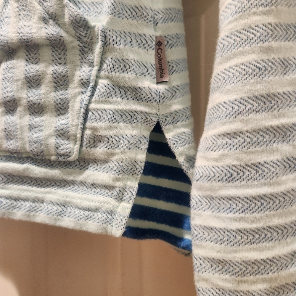 Columbia Women's Melody Spring Full Zip Striped Hooded Jacket Size Medium - Picture 5 of 8